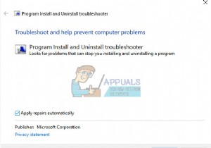 फिक्स:आपके पास अनइंस्टॉल करने के लिए पर्याप्त एक्सेस नहीं है 