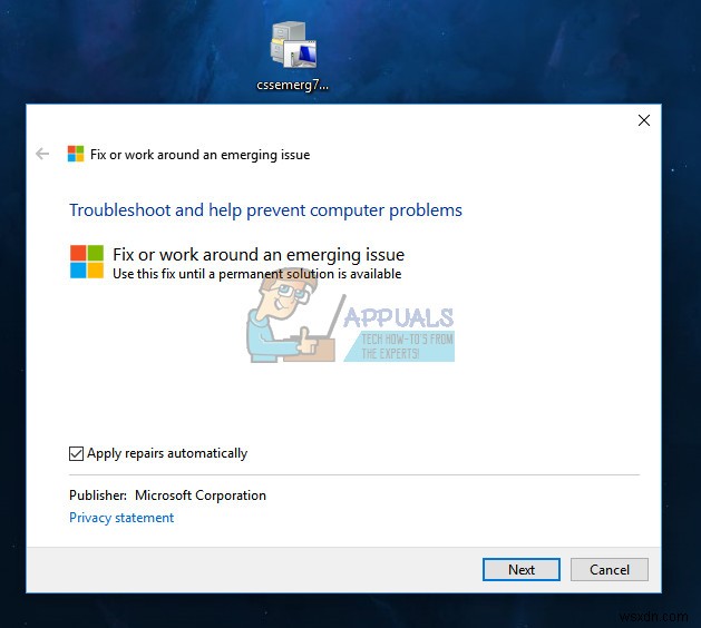 ठीक करें:Windows 10 ऐप्स काम नहीं कर रहे हैं