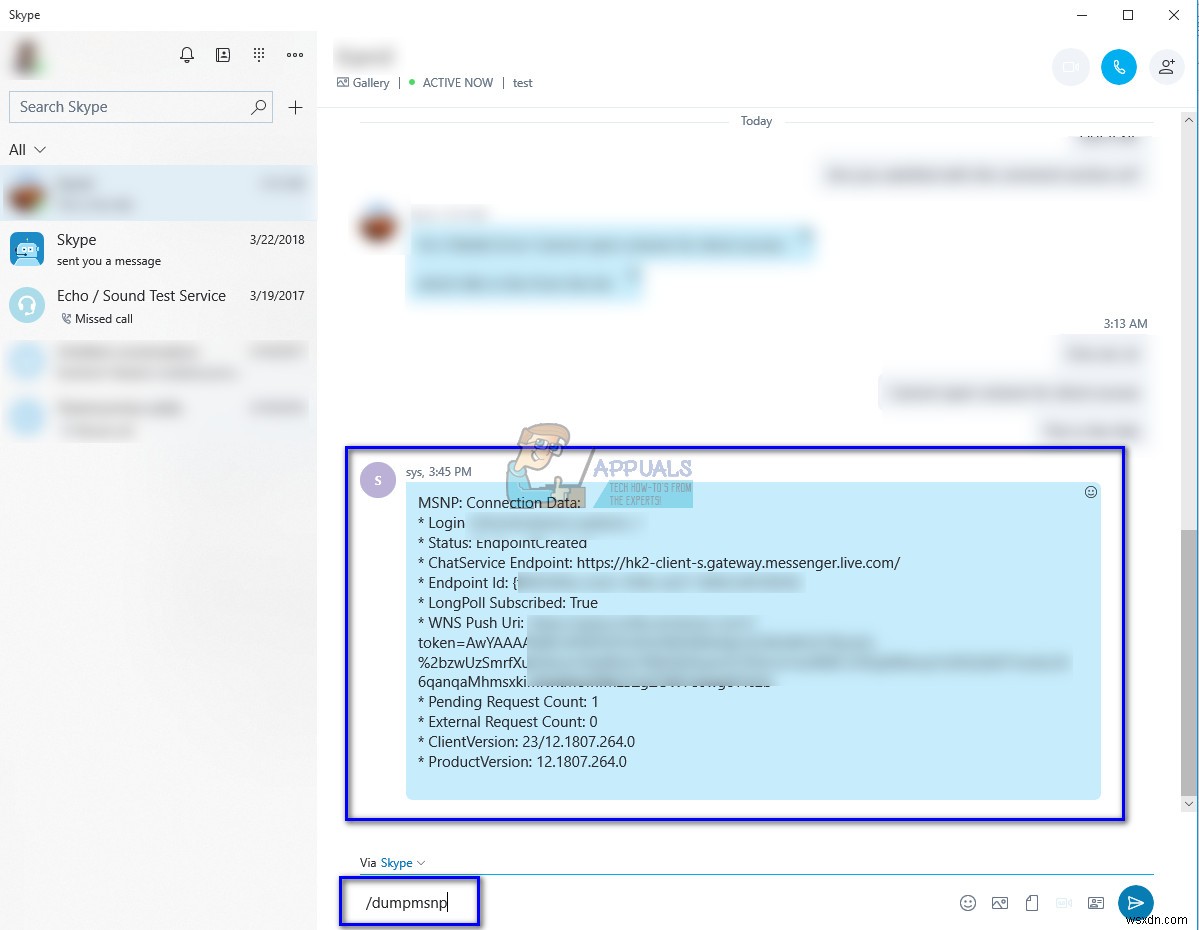 ठीक करें:Skype संदेश नहीं भेजे जा रहे हैं