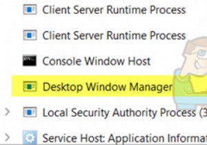 फिक्स:डेस्कटॉप विंडो मैनेजर हाई सीपीयू यूसेज  dwm.exe  