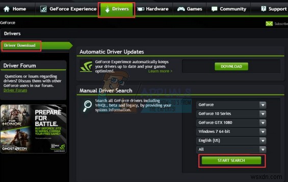 फिक्स:कुछ गलत हो गया। GeForce अनुभव को पुनः आरंभ करने का प्रयास करें 