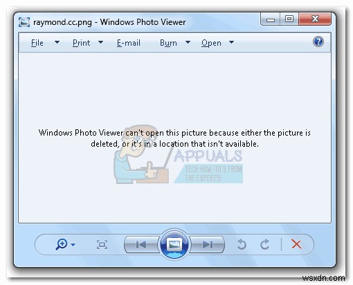 फिक्स:विंडोज फोटो व्यूअर इस तस्वीर को नहीं खोल सकता 