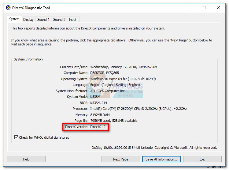 फिक्स:DX11 फीचर लेवल 10.0 इंजन को चलाने के लिए आवश्यक है 