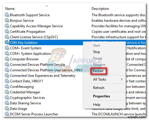 क्या है:सीएनजी कुंजी अलगाव (lsass.exe) 