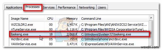 फिक्स:Taskeng.exe बेतरतीब ढंग से पॉप अप करता रहता है 