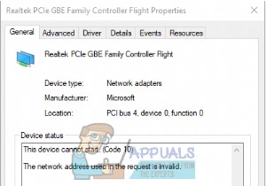 फिक्स:नेटवर्क एडेप्टर  यह डिवाइस शुरू नहीं हो सकता है। (कोड 10)  