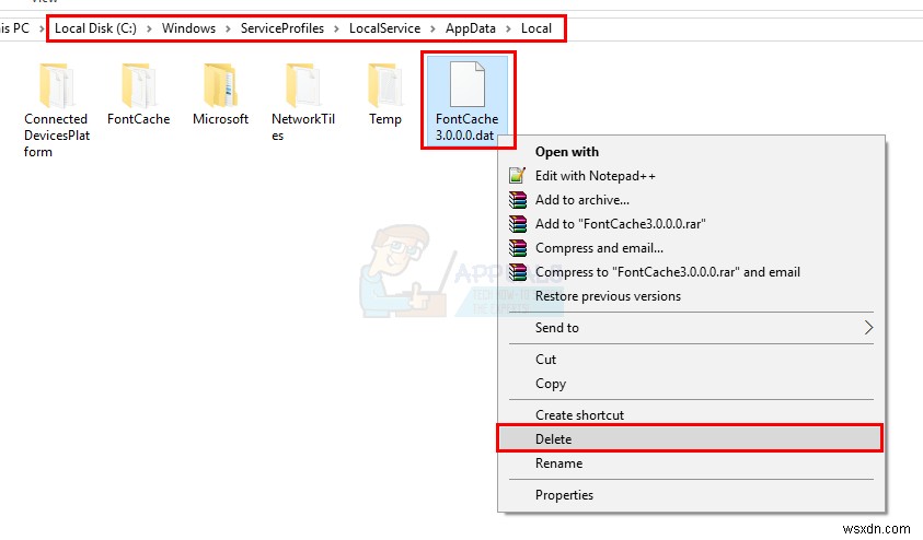 फिक्स:PresentationFontCache.exe उच्च CPU या मेमोरी उपयोग 