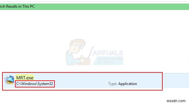 फिक्स:MRT.exe द्वारा उच्च CPU और मेमोरी उपयोग 