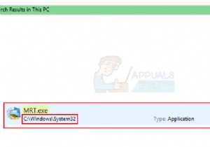 फिक्स:MRT.exe द्वारा उच्च CPU और मेमोरी उपयोग 