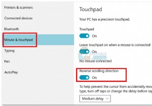 विंडोज 10 में स्क्रॉलिंग डायरेक्शन को कैसे उलटें 