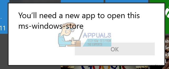 हल:इस ms-windows-store को खोलने के लिए आपको एक नए ऐप की आवश्यकता होगी 