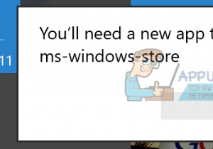 हल:इस ms-windows-store को खोलने के लिए आपको एक नए ऐप की आवश्यकता होगी 