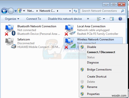 ठीक करें:वाईफ़ाई के लिए DHCP सक्षम नहीं है