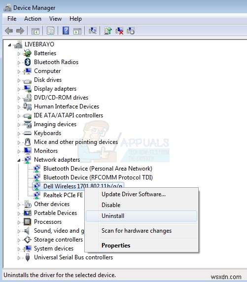 ठीक करें:वाईफ़ाई के लिए DHCP सक्षम नहीं है