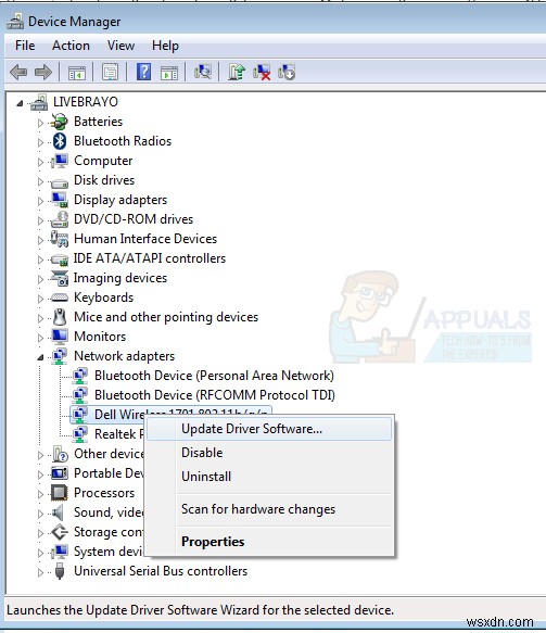 ठीक करें:वाईफ़ाई के लिए DHCP सक्षम नहीं है