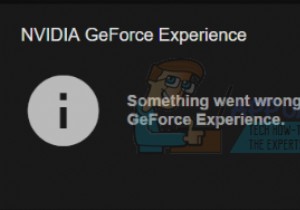 फिक्स:Geforce अनुभव नहीं खुल रहा है 