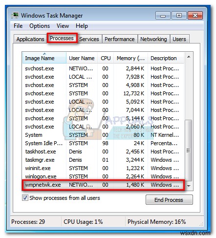 विंडोज 7 में wmpnetwk.exe द्वारा उच्च CPU और डिस्क उपयोग को कैसे ठीक करें 