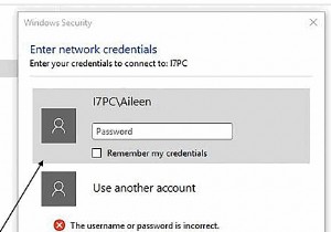 ठीक करें:Windows 10 पर नेटवर्क क्रेडेंशियल पॉपअप दर्ज करें