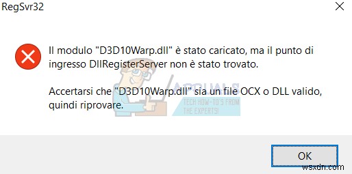 एक दूषित D3D10Warp.dll फ़ाइल को कैसे ठीक करें 