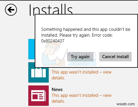 विंडोज 10 स्टोर एरर कोड 0x80240437 को कैसे ठीक करें 