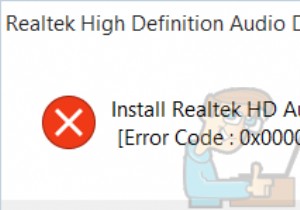 Realtek HD ऑडियो ड्राइवर विफलता को कैसे ठीक करें 