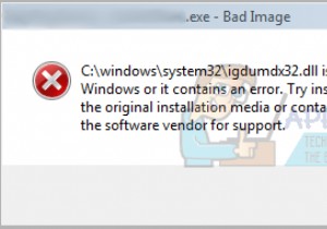 FIX: (एप्लिकेशन का नाम)। exe - खराब छवि  या तो विंडोज़ पर चलने के लिए डिज़ाइन नहीं किया गया है या इसमें कोई त्रुटि है 