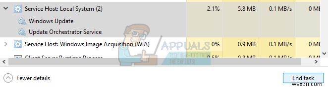 फिक्स:सर्विस होस्ट द्वारा उच्च CPU उपयोग:स्थानीय सिस्टम (नेटवर्क प्रतिबंधित) 