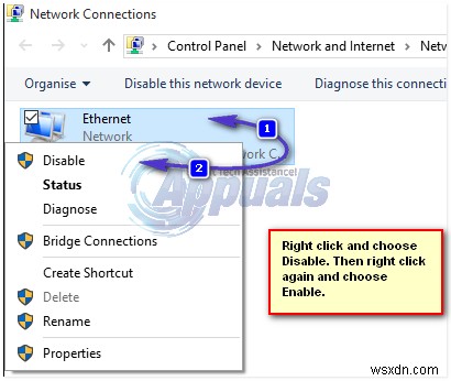 FIX:IP पता रीसेट करने और बदलने के चरण 