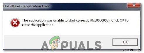 एप्लिकेशन त्रुटि को कैसे ठीक करें 0xc0000005 