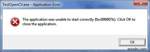 फिक्स:त्रुटि 0xc00007b  एप्लिकेशन सही ढंग से शुरू करने में असमर्थ था  