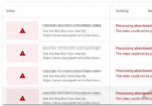 कैसे ठीक करें  प्रसंस्करण परित्यक्त वीडियो संसाधित नहीं किया जा सका  Youtube पर त्रुटि?