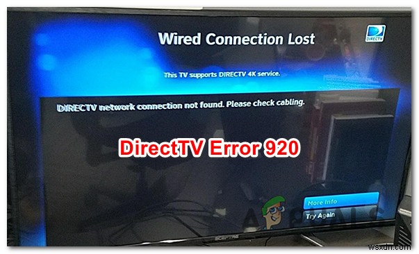 DirecTV त्रुटि 920 को कैसे ठीक करें 