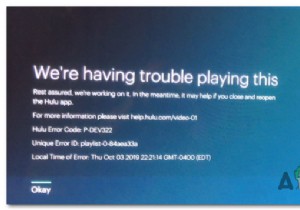 हुलु त्रुटि कोड P-DEV322 को कैसे ठीक करें