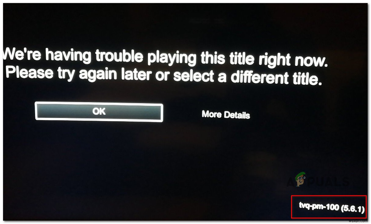 [FIX] Netflix पर TVQ-PM-100 एरर कोड