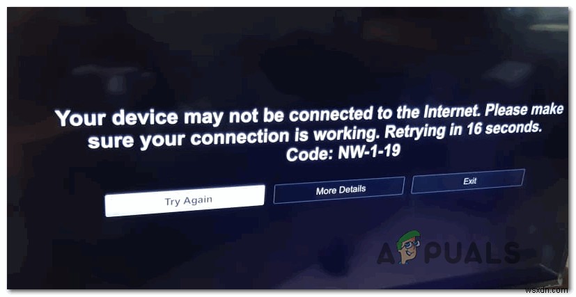 [फिक्स] Xbox One पर नेटफ्लिक्स एरर कोड NW-1-19 