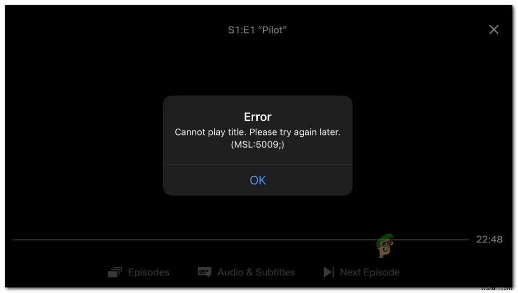 नेटफ्लिक्स त्रुटि 5009 को कैसे ठीक करें (शीर्षक नहीं चला सकते) 