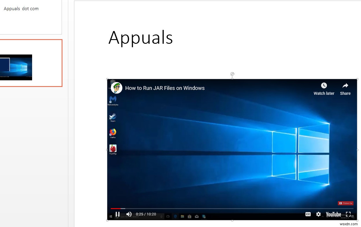 PowerPoint में YouTube वीडियो कैसे एम्बेड करें