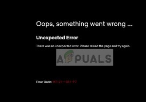 नेटफ्लिक्स त्रुटि कोड M7121-1331-P7 और M7111-1331-4027 को कैसे ठीक करें? 