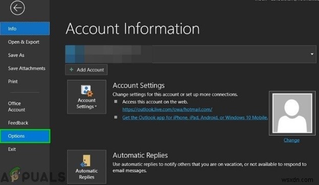 फिक्स:Microsoft आउटलुक पर  संदेश बदल दिया गया है क्योंकि ऑपरेशन नहीं किया जा सकता  