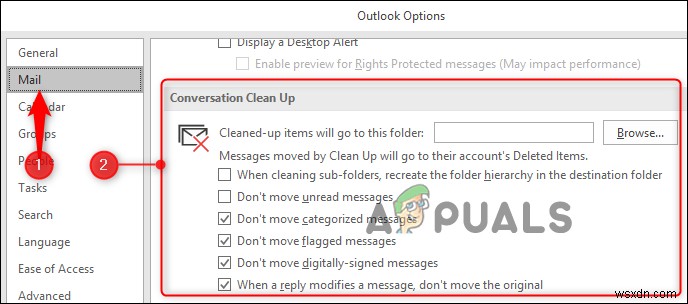 फिक्स:Microsoft आउटलुक पर  संदेश बदल दिया गया है क्योंकि ऑपरेशन नहीं किया जा सकता  