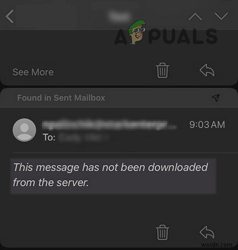 आईओएस पर  यह संदेश सर्वर से डाउनलोड नहीं किया गया है  त्रुटि को कैसे ठीक करें? 