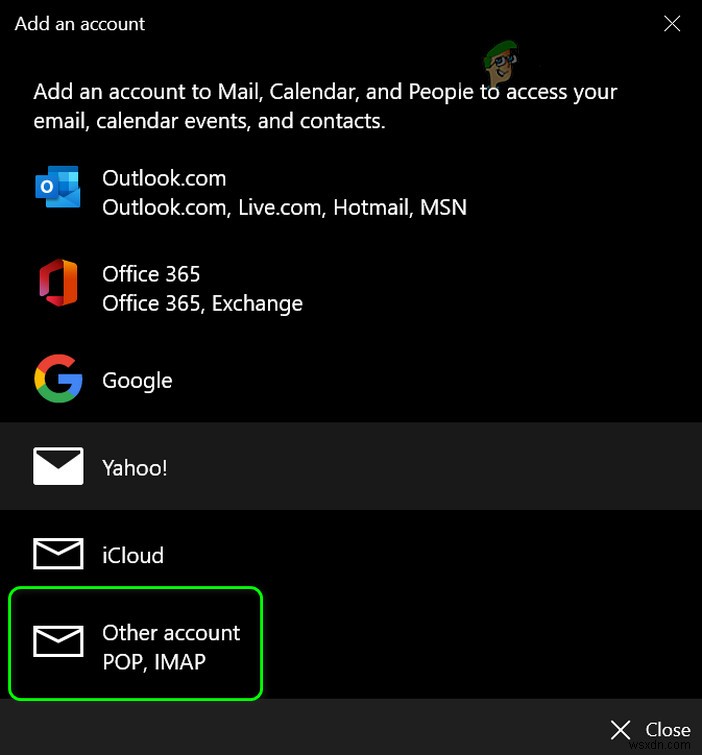 ठीक करें:Windows 10 मेल ऐप में Yahoo मेल सेट करते समय त्रुटि कोड 0x8019019a