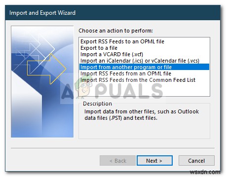 फिक्स:Outlook.pst नहीं मिल सका 