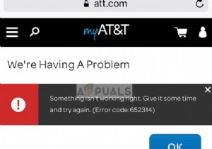 Yahoo या AT&T त्रुटि को कैसे ठीक करें 652314 