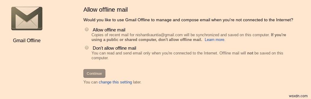 क्रोम में जीमेल ऑफलाइन का उपयोग कैसे करें 