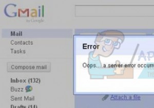 ठीक करें:उफ़... एक सर्वर त्रुटि हुई और आपका ईमेल नहीं भेजा गया (#707) 