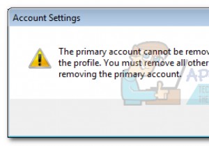 आउटलुक से प्राइमरी अकाउंट को कैसे बदलें या निकालें? 