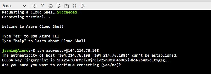 Microsoft Azure में SSH कुंजी जोड़ी बनाएं और इसे Ubuntu सर्वर में जोड़ें 