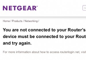 फिक्स:Routerlogin.net काम नहीं कर रहा (Netgear) 