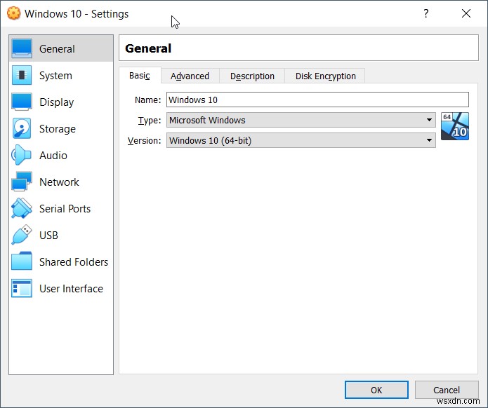 Oracle VM VirtualBox में वर्चुअल मशीन को कॉन्फ़िगर करें 